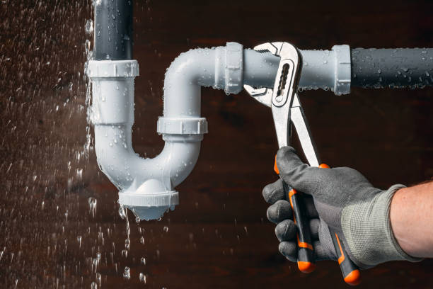 Professional Leak Detection technician working in Weston, OR